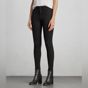 ALLSAINTS Grace Women’s Black Skinny Jeans Size 26